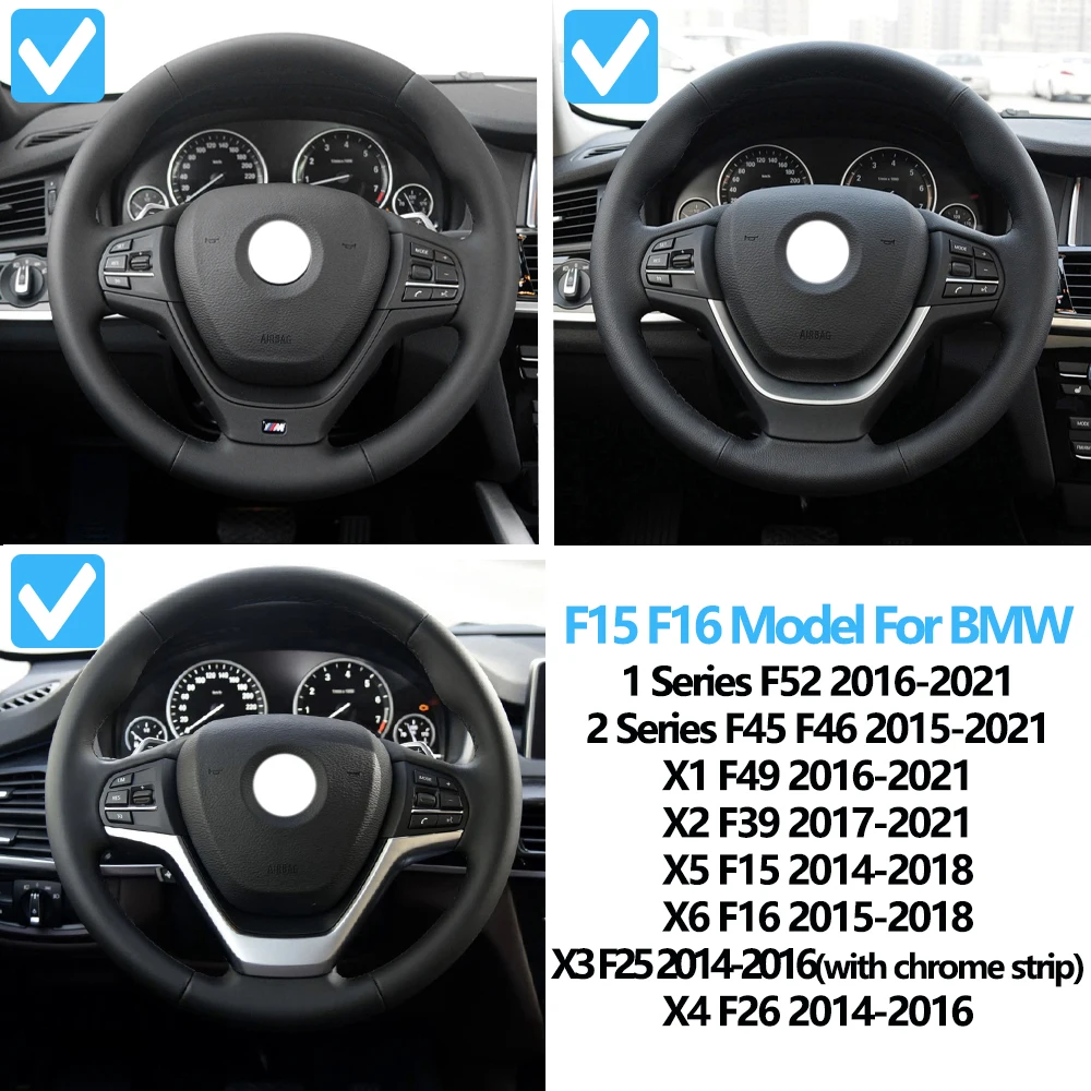 Xe Ô Tô Đa Năng Bọc Vô Lăng Điều Khiển Phím Bấm Nút Nút Dành Cho Xe BMW 3 4 5 GT 6 7 Series F30 f35 F34 F36 F10 F11 F12 F07 F01 F02