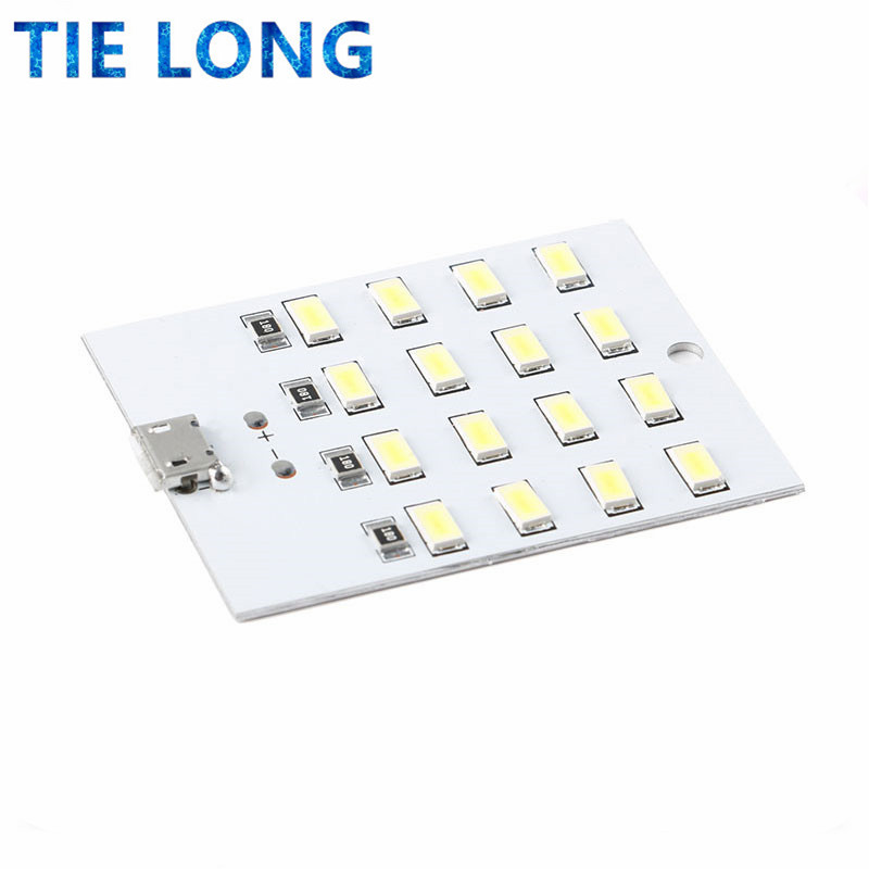 Hochwertiges 5730 smd 5V 430mA ~ 470mA Weißes Mirco USB 5730 LED-Beleuchtungspanel USB-Mobillicht Notlicht Nachtlicht