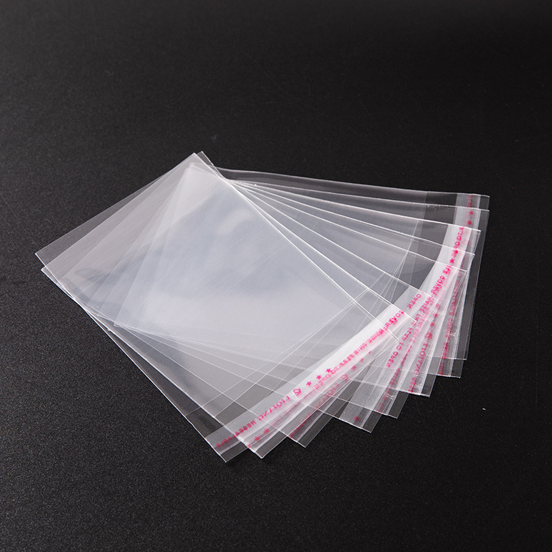 100 Cái 5 Dây/7 Dây Trong Suốt Tự Dính Túi Có Thể Thu Hồi Lại Được Chống Nước Tặng Thức Ăn Kẹo Pacakging Nhựa OPP Túi cellophane Lưu Trữ