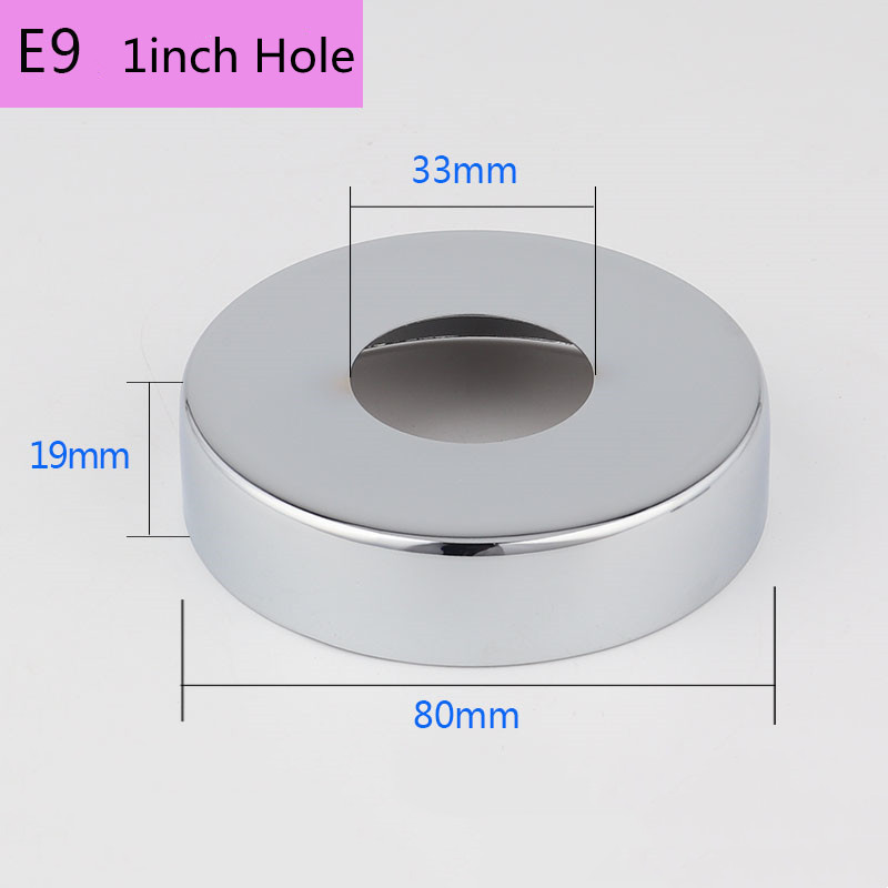 2 Chiếc Đồng Hồ Nam Dây Thép Không Gỉ Đầu Nối Ống 1/2 "3/4" 1 "Vòi Nắp Trang Trí Tăng Chiều Cao Van Bảng Tắm nhà Bếp Tập Phụ Kiện