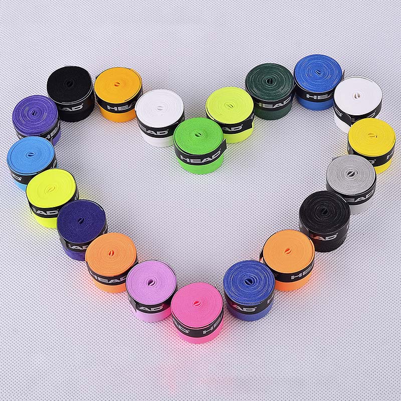 6 ชิ้น Original HEAD Overgrip Anti SLIP ไม้เทนนิส Sweatband Grips พาเดล Shock Absorption Grip เทปอุปกรณ์การฝึกอบรม