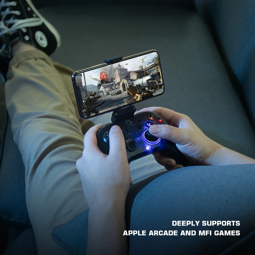 Беспроводной мобильный контроллер GameSir T4 Pro Bluetooth геймпад с 6-осевым гироскопом для Nintendo Switch, Android, iPhone, ПК, джойстик