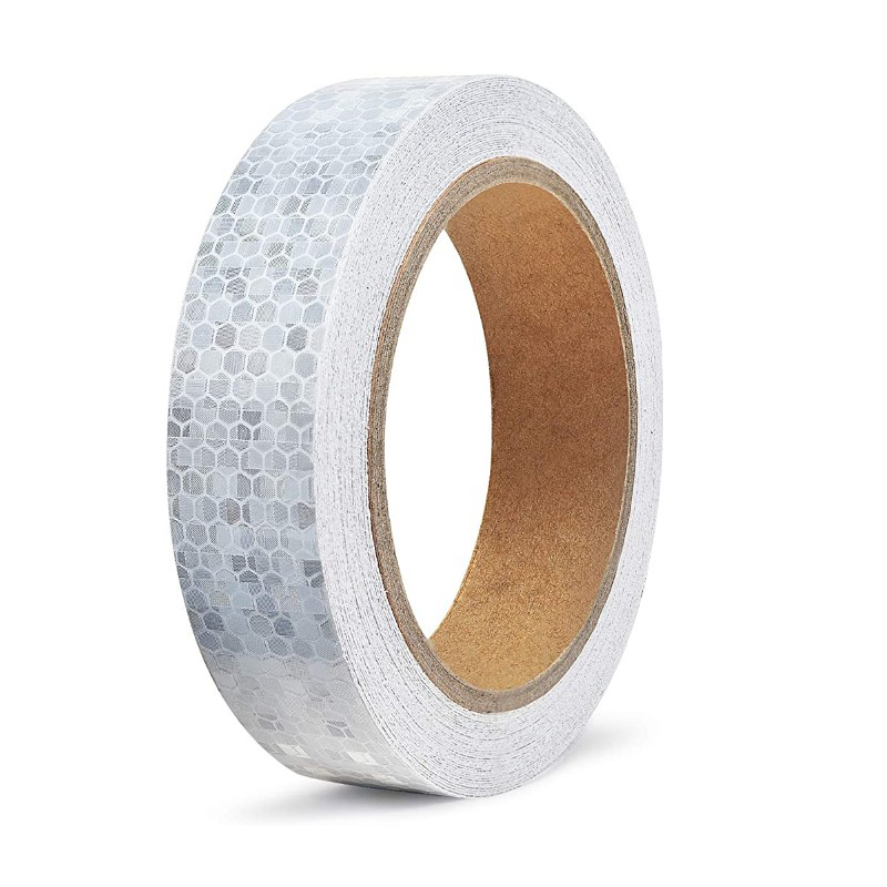 Pegatina autoadhesiva de pegamento blanca para coche, vehículo, cinta reflectante de seguridad vial