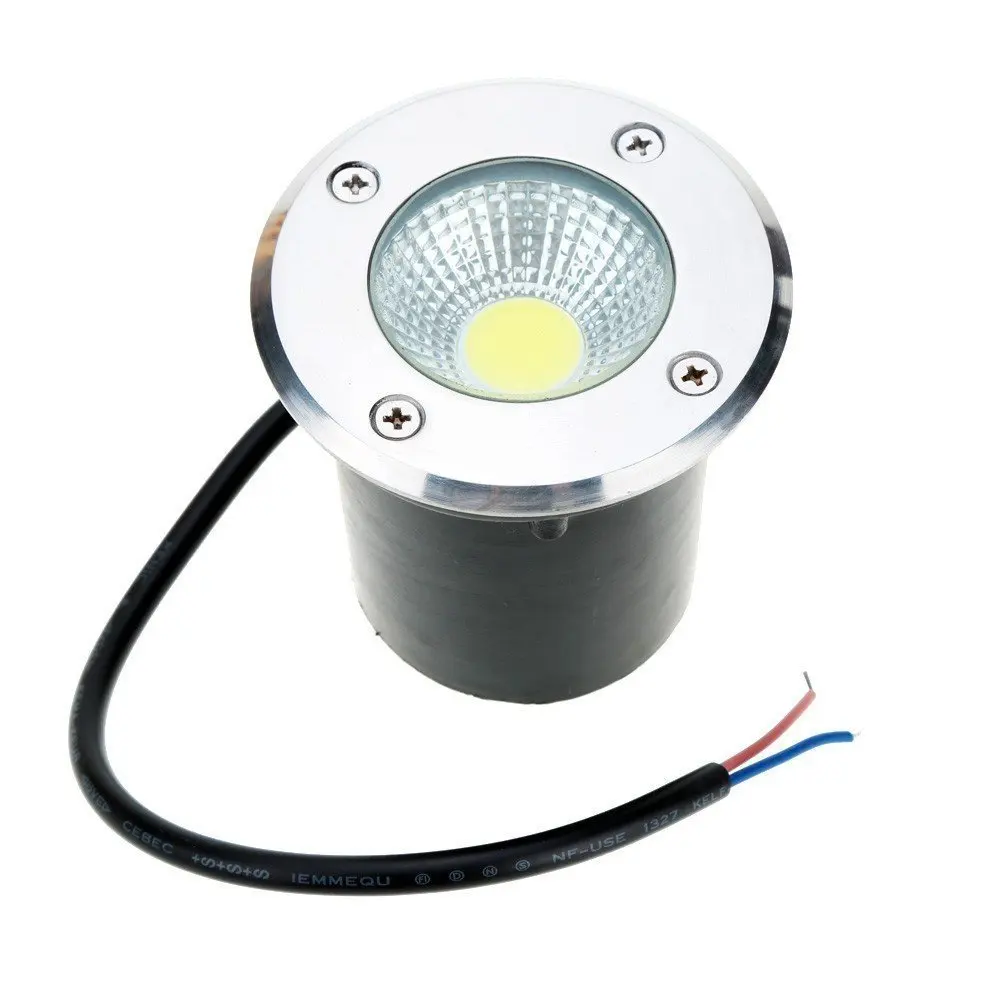 Đèn LED Dưới Lòng Đất 5W 9W COB Đèn Sàn Ngoài Trời Đất Vườn Vuông Đường Đi Chôn Cất Sân Điểm Phong Cảnh 110V220V DC12V IP68