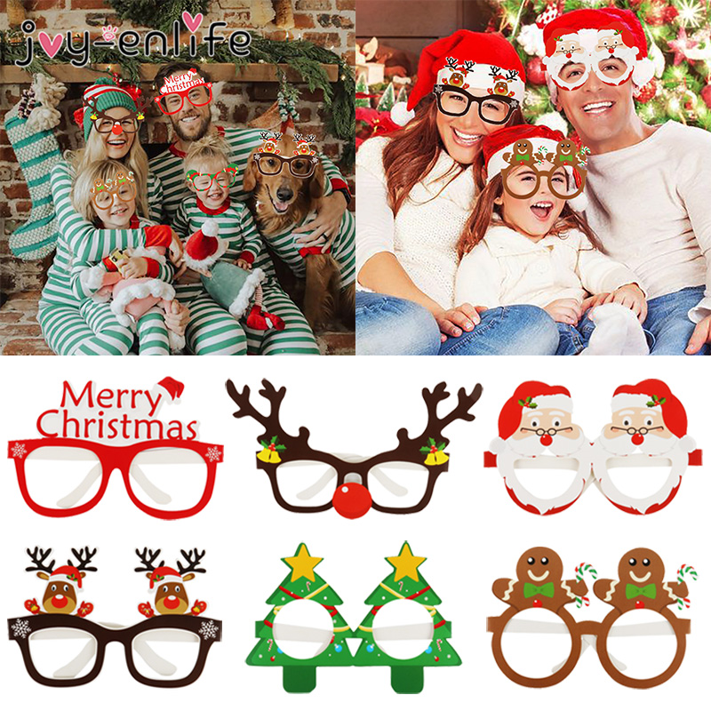 9 Chiếc Giáng Sinh 2023 Kính Ông Già Noel Người Tuyết Bông Tuyết Cây Nai Sừng Tấm Kính Giấy Đảng Ảnh Đạo Cụ Trang Trí Giáng Sinh Cho Gia Đình