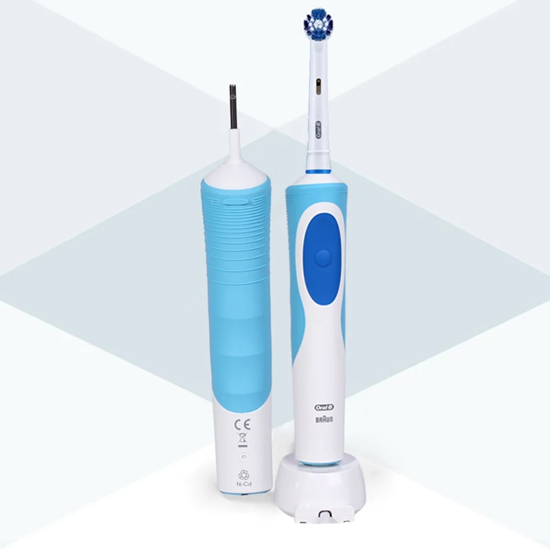 Oral B Bàn Chải Đánh Răng Điện 2D Quay Rung Sạch Sạc Răng Bàn Chải Chéo Hành Động Lông Chăm Sóc Răng Miệng 4 Tặng Đầu Bàn Chải miễn Phí