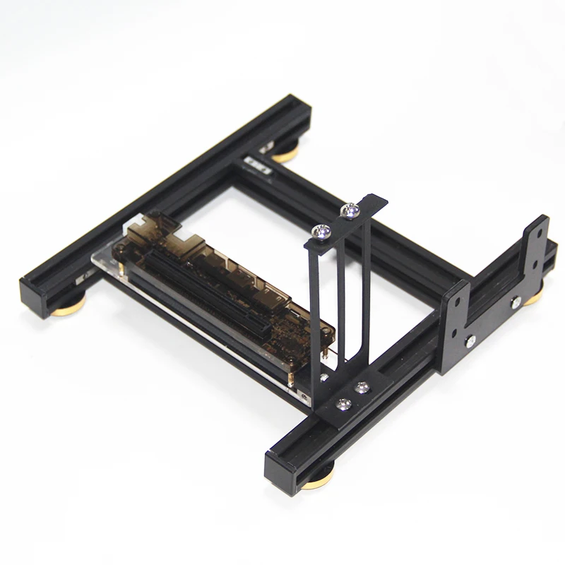 Suporte para GPU + PSU DIY rack de placa gráfica externa com base de fonte de alimentação para ATX PSU suporte de alumínio EXP GDC dock