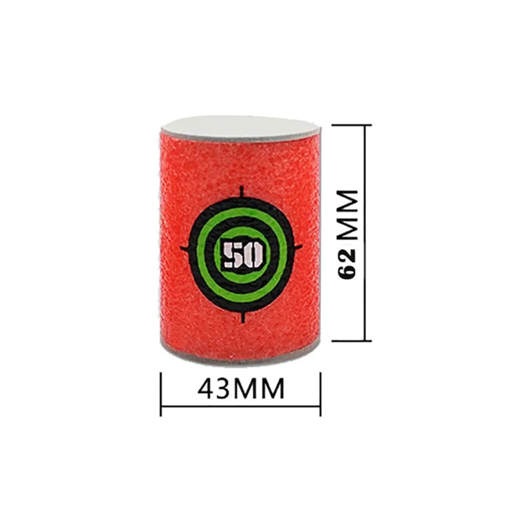 Viên Đạn Phi Tiêu Mục Tiêu Cho Súng Đồ Chơi Nerf N-Strike Elite Series Blasters 6 Gói Mềm Chất Liệu EVA (Đỏ)