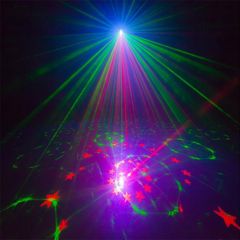 Disco LED 60 รูปแบบRGBเลเซอร์โปรเจคเตอร์โคมไฟWireless Controllerเวทีไฟบ้านDecotrative Party DJ KTV Ball