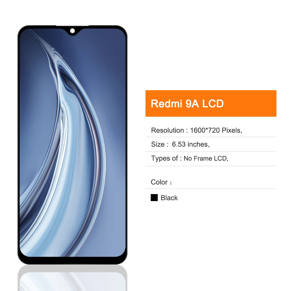 9A / 9C LCD Für Xiaomi Redmi 9A LCD Display Touch Screen mit Rahmen, Für Redmi9C M2006C3MG LCD Ersetzen, mit Digitizer Montage