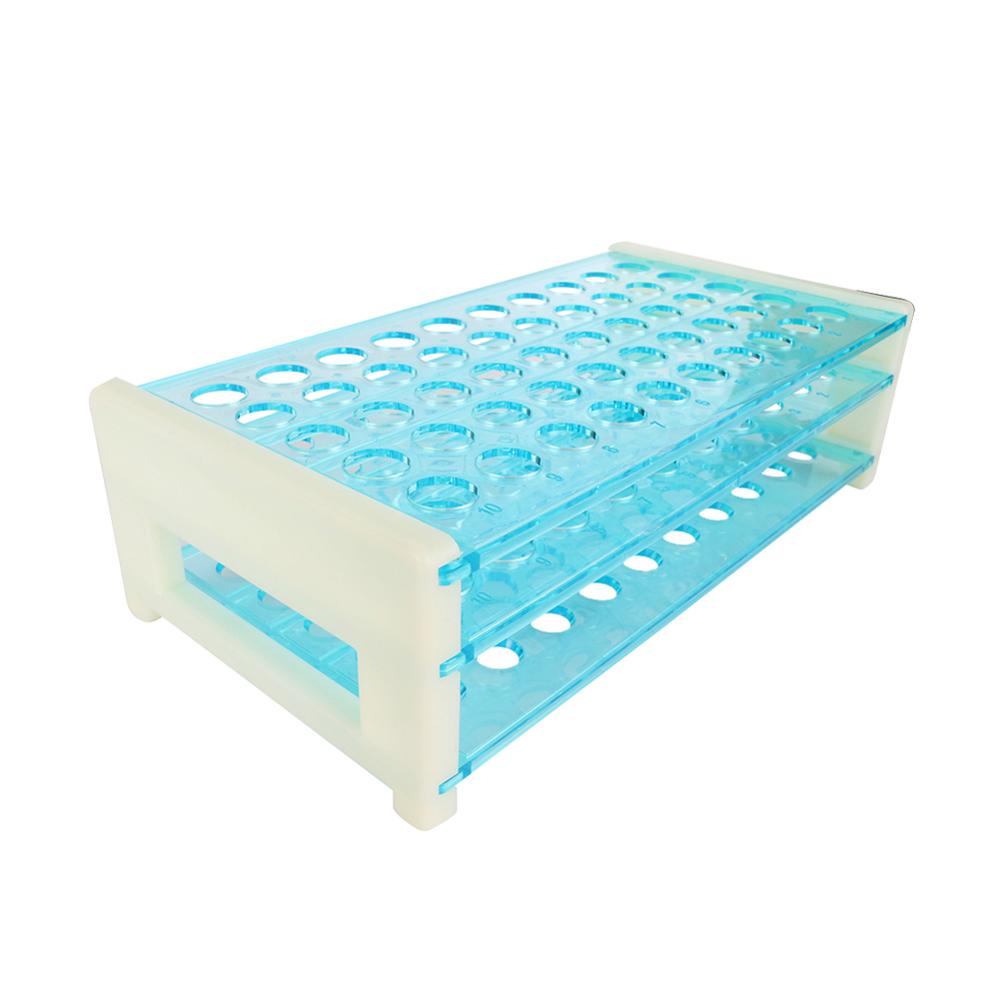 Nhựa 50 Lỗ 13Mm Ly Tâm Ống Nghiệm Giá Đỡ Thử Nghiệm Ống Gác Phòng Thí Nghiệm Trường Cung Cấp Phòng Thiết Bị