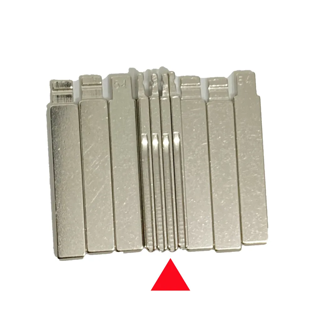 Keychannel 10 Chiếc 54 # KD Lưỡi Dao Lishi HU83 Chìa Khóa Xe Ô Tô Lưỡi Dao Cho Xhorse VVDI KD KEYDIY Flip Remote Cho đồng Hồ Xe Đạp Peugeot Thay Thế Lưỡi Dao