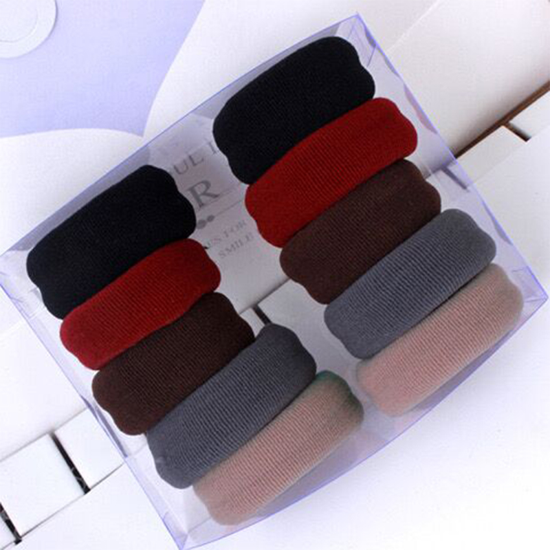 2/5/10 unids/set mujeres chica Simple ancho sólido Scrunchies bandas de goma señora suave banda elástica para el cabello mujer moda accesorios para el cabello