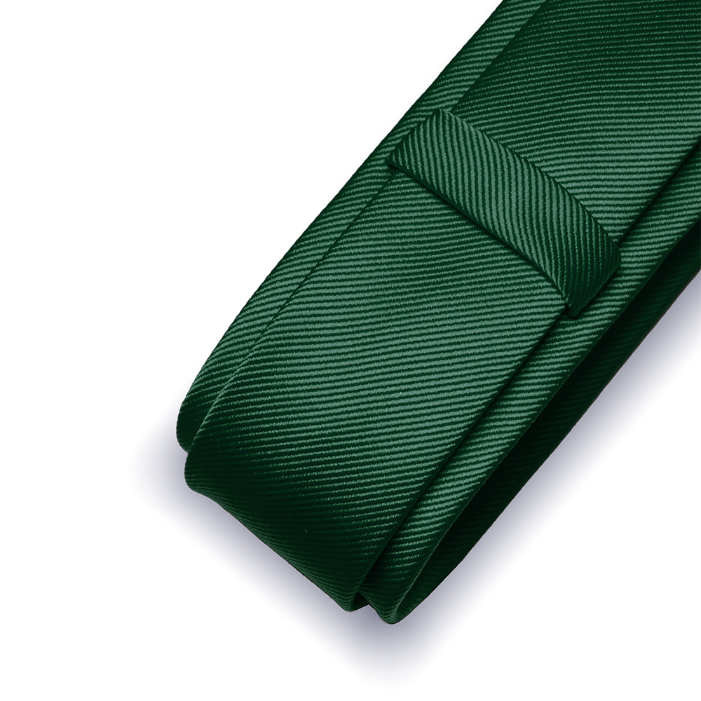 KAMBERFT 패션 캐주얼 4cm 슬림 실크 넥타이 솔리드 컬러 블랙 레드 넥타이 웨딩 파티를위한 수제 남성 짠 스키니 넥타이