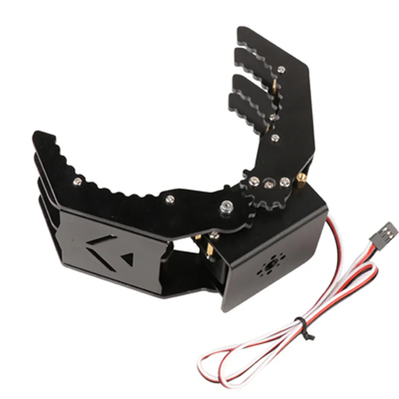Novo robô braçadeira pinça servo suporte de montagem kit braço garra mecânica para brinquedo diy para arduino compatível com mg996, mg995, ds3218