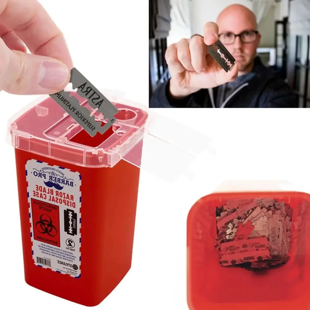 Cửa Hàng Bán Tông Đơ Cắt Tóc Phụ Kiện Lông Vũ Lưỡi Dao Cạo Xử Lý Ốp Lưng Thùng Rác Có Thể Dễ Dàng Được Làm Sạch Dùng Một Lần Tái Chế Thùng Hộp