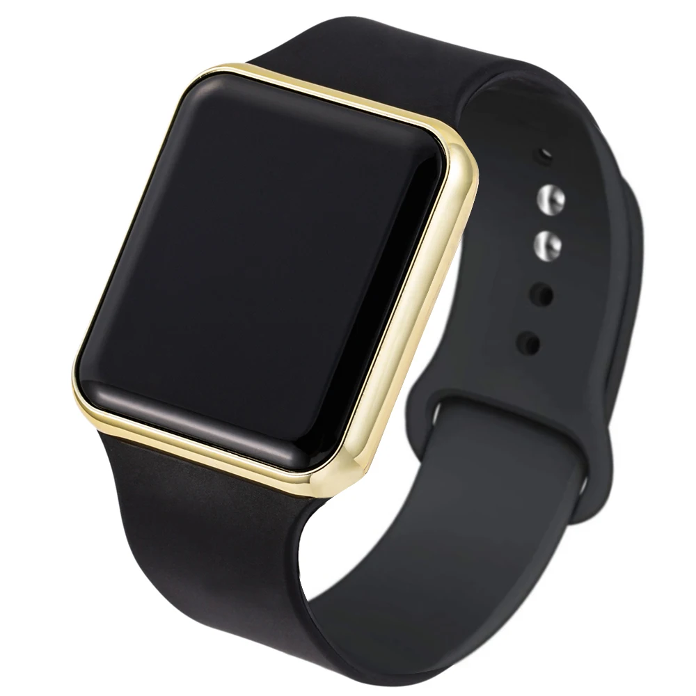 Reloj Digital deportivo 2025 para mujer y hombre, reloj electrónico LED cuadrado a la moda, reloj informal Simple para amantes, reloj para mujer