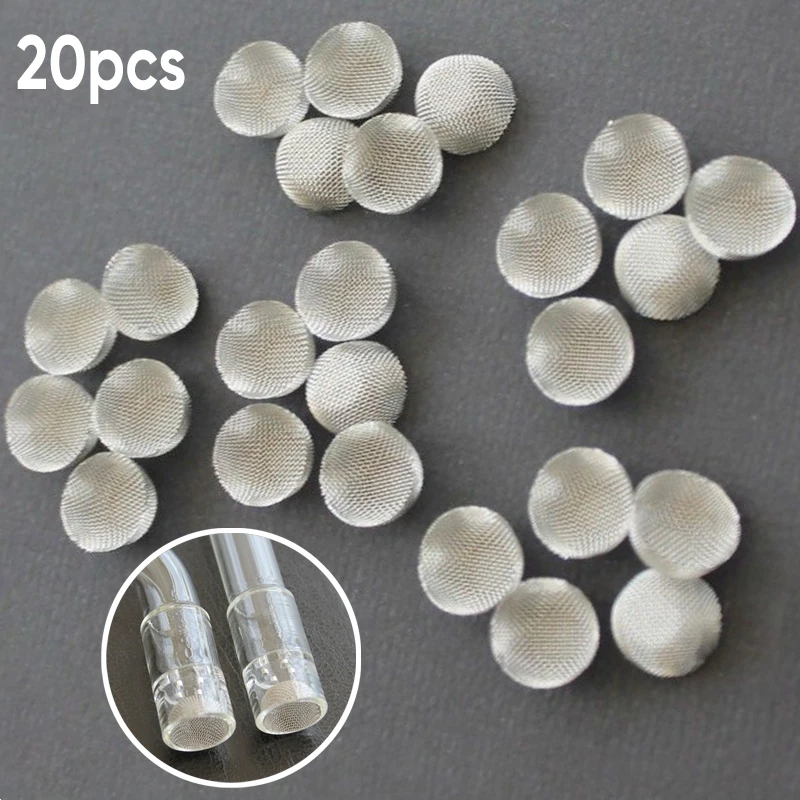 20 Chiếc Thẳng Kim Loại Gai Màn Hình Bộ Lọc Phù Hợp Với Cho Arizer Solo/Không Kính Thân Cây Hoa Cánh Hoa Được Lắp Vào