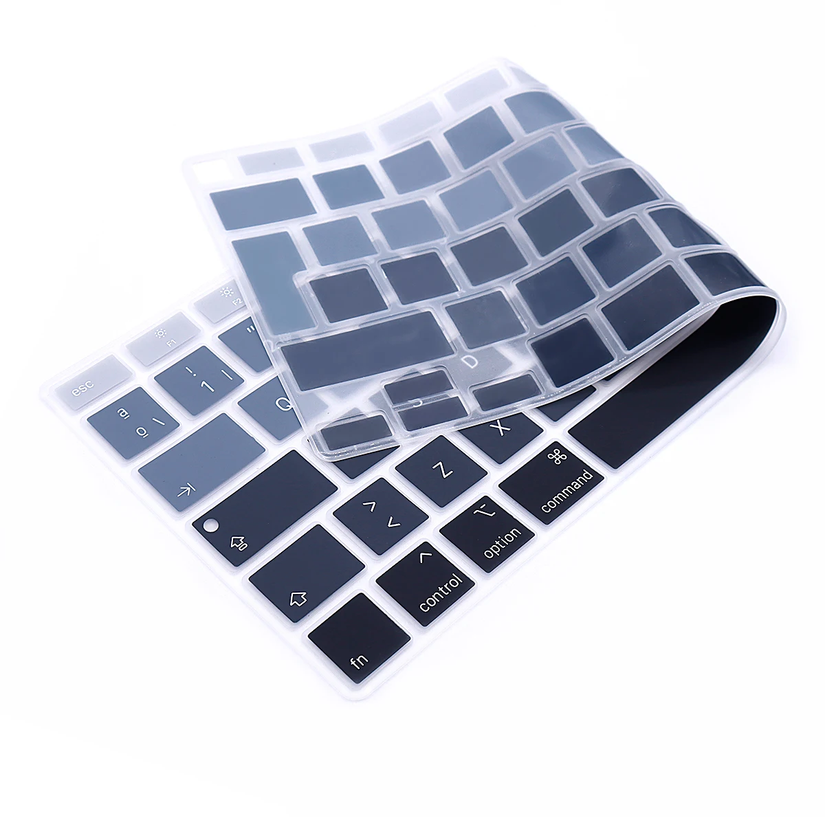 Funda española suave de la UE para Macbook Air 13 2020 A2179 / Air 2020 M1 Chip A2337 funda de teclado de silicona de arcoíris español de la UE