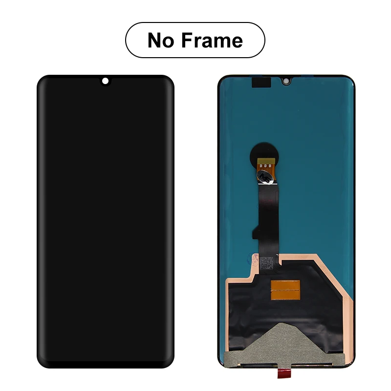 AMOLED สําหรับ HUAWEI P30 Pro จอแสดงผล VOG-L04 VOG-L09 VOG-L29 VOG-TL00 Touch Screen Digitizer อะไหล่ทดแทนสําหรับ P30 Pro LCD