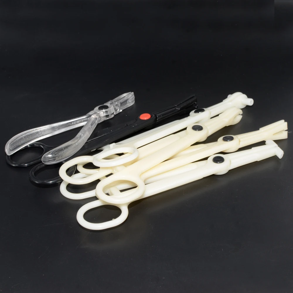 1 Máy Tính Acrylic Xuyên Kẹp Tai Môi Rốn Mũi Tròn Mở Vách Ngăn Xuyên Dụng Cụ Kìm Cộng Lực Kìm Kẹp Thường Trực Cơ Thể Trang Sức dụng Cụ