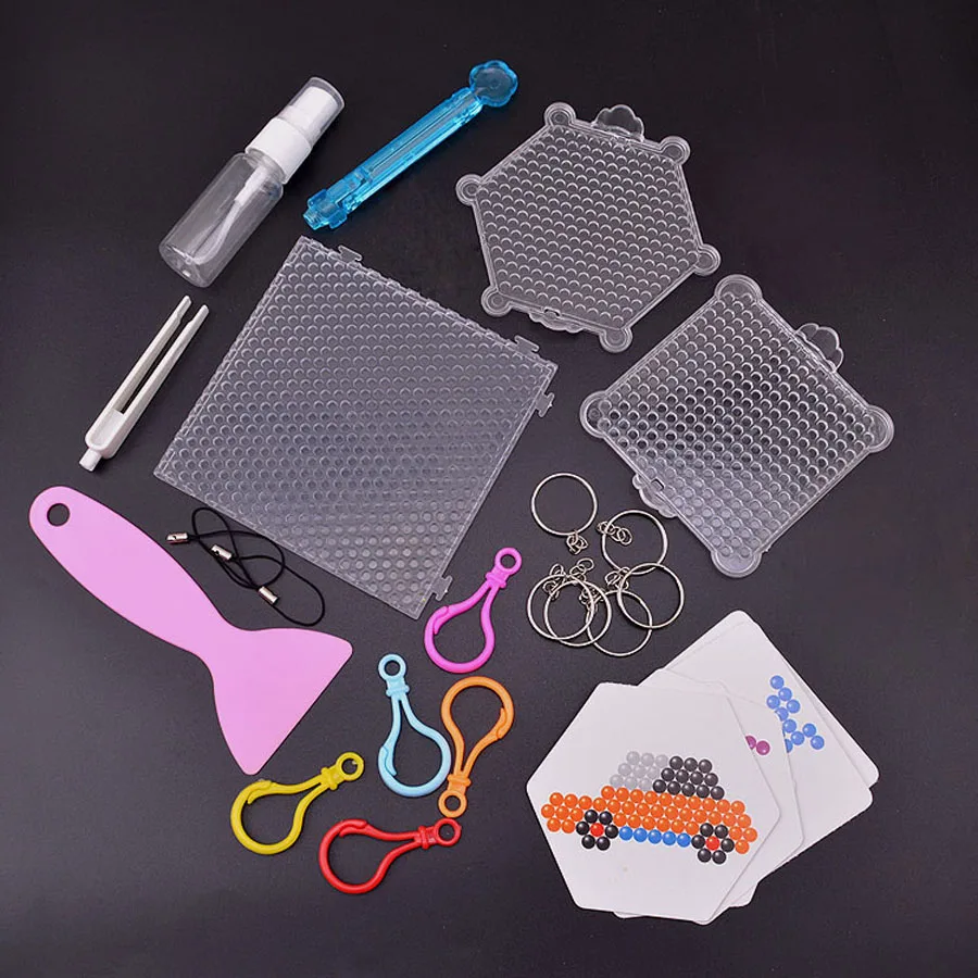 Pegboard Dính Chắc Hạt Nước Phụ Kiện Perlen Dụng Cụ Ghép Beadbond Đồ Chơi Giáo Dục Tự Làm Magic Hạt Игрушки Для Детей