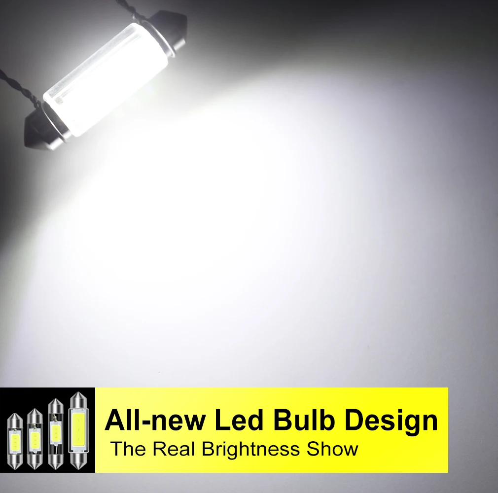 10 ชิ้น C5W C10W หลอดไฟ LED Canbus 31 มิลลิเมตร 36 มิลลิเมตร 39 มิลลิเมตร 41 มิลลิเมตร Festoon Led ภายในรถโดมอ่านใบอนุญาตแผ่น 12 โวลต์อัตโนมัติสีขาว