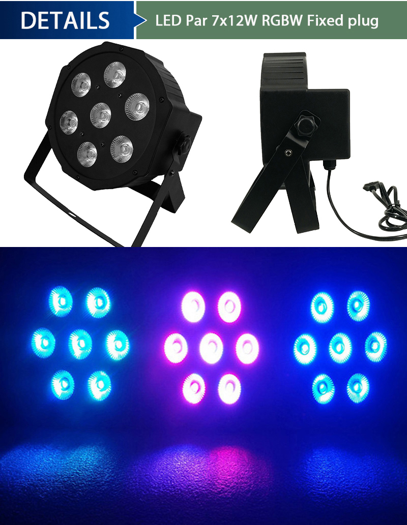 1PCS LED 7X18W RGBWA + UV Ngang Bằng Ánh Sáng Với DMX512 6in1 Pha Rửa Hiệu Ứng DJ disco Mini Led Điểm Bùng Phát 10W