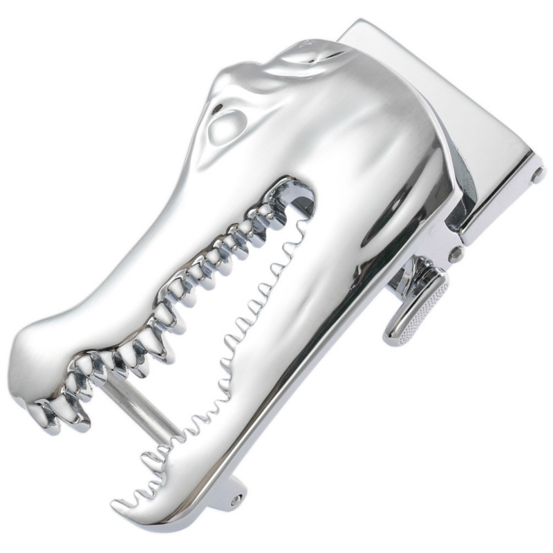 Herren Business Legierung Automatische Schnalle Einzigartige Männer Plaque Gürtelschnallen für 3,5 cm Ratsche Männer Bekleidung Zubehör LY136-21960