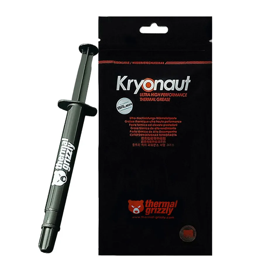 Nhiệt Grizzly Kryonaut Cực Kế Dán Giữ Nhiệt Cho CPU/GPU Làm Mát Lớn Dung Tích Hợp Chất Làm Mát Silicone Dẻo 1G/5.5G/11G