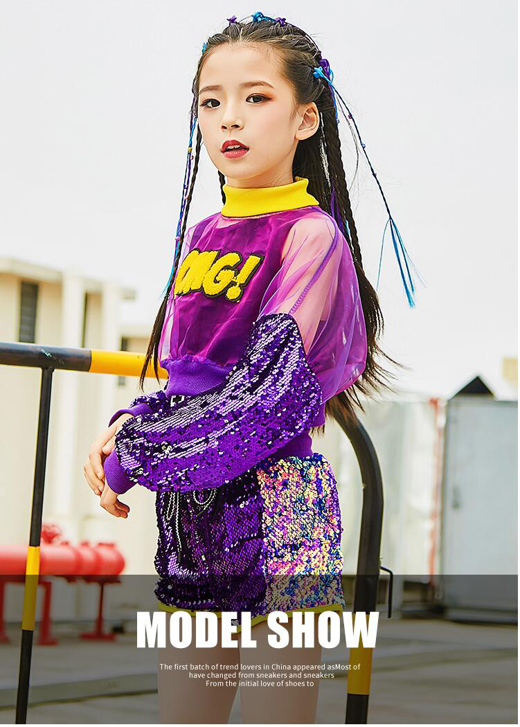 3 шт./комплект, Детский костюм для джазовых танцев