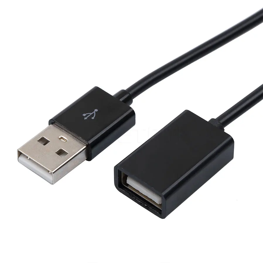 Extensión de datos USB 2,0 A macho A hembra, Cable de carga adicional para iphone 6, enchufe Samsung Note4 S6 Edge, Cable para portátil