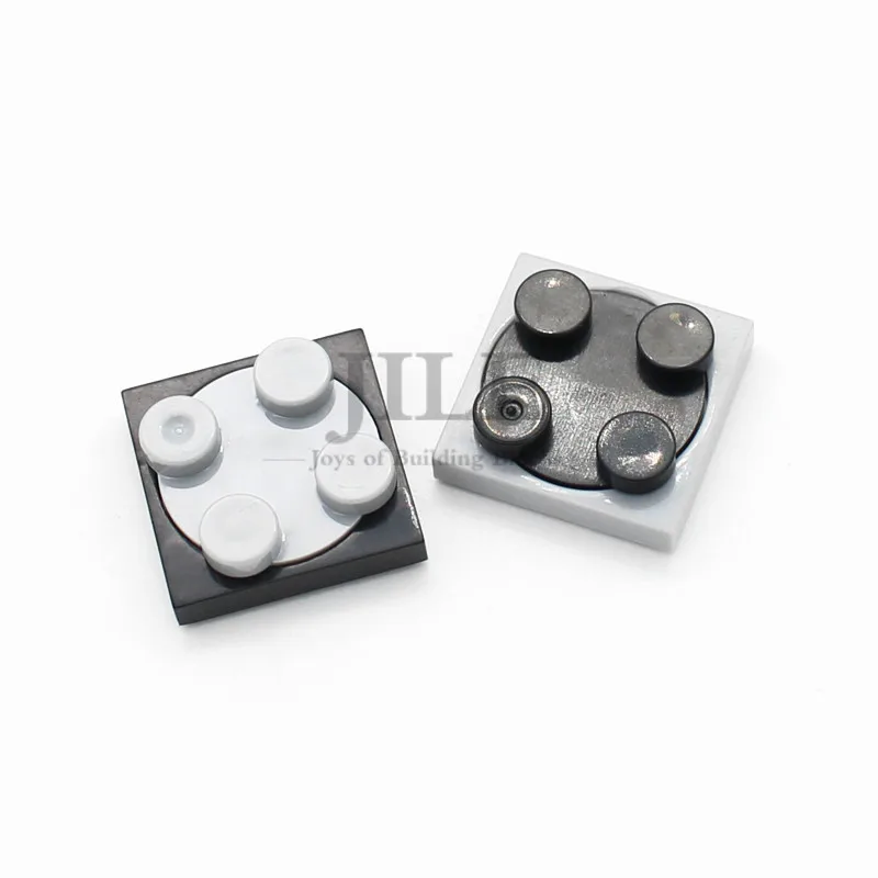 20 piezas bloques de construcción Moc tocadiscos Base de placa 2x2 con tapa 3680 3679 DIY ladrillos creativos compatibles clásicos piezas de ensamblaje