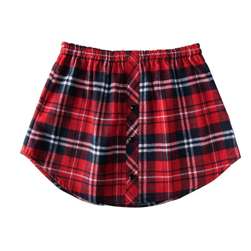 Mode Hemd Extender Einstellbare Schichtung Gefälschte Tops Niedrigeren Sweep Saum mit Elastische Taille Band Mini Rock Saum Abnehmbare