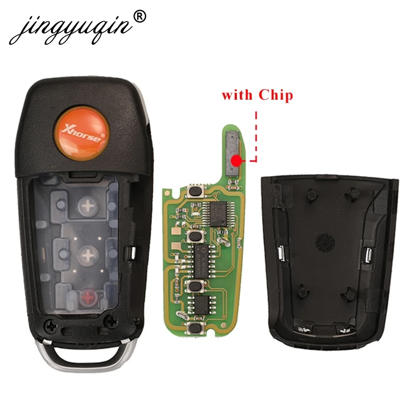 Jingyuqin Xhorse XNFO01EN/XNHO00EN/XNTO00EN XNDS00EN Draadloze Universele Afstandsbediening Sleutel Voor VVDI2/VVDI Key Tool Engels Versie