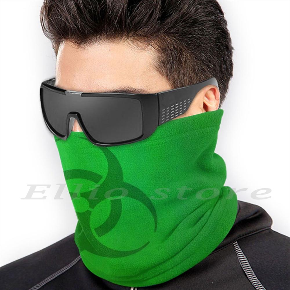 Xanh Khí Độc Biohazard Hình In Ngộ Nghĩnh Có Thể Tái Sử Dụng 2934 Khăn Mặt Nạ Biohazard Biểu Tượng Nguy Hiểm Khí Độc Xanh Nurgle
