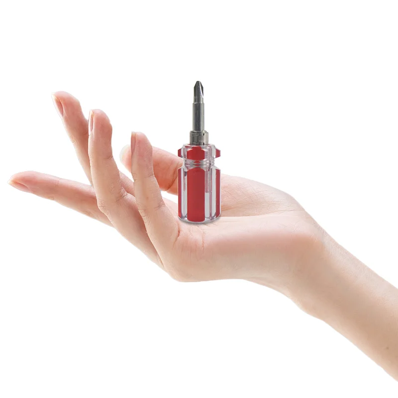 Bộ Tua Vít Mini Bộ Di Động Nhỏ Củ Cải Đầu Tua Vít Trong Suốt Tay Cầm Sửa Chữa Dụng Cụ Cầm Tay Chính Xác Sửa Chữa Xe Hơi