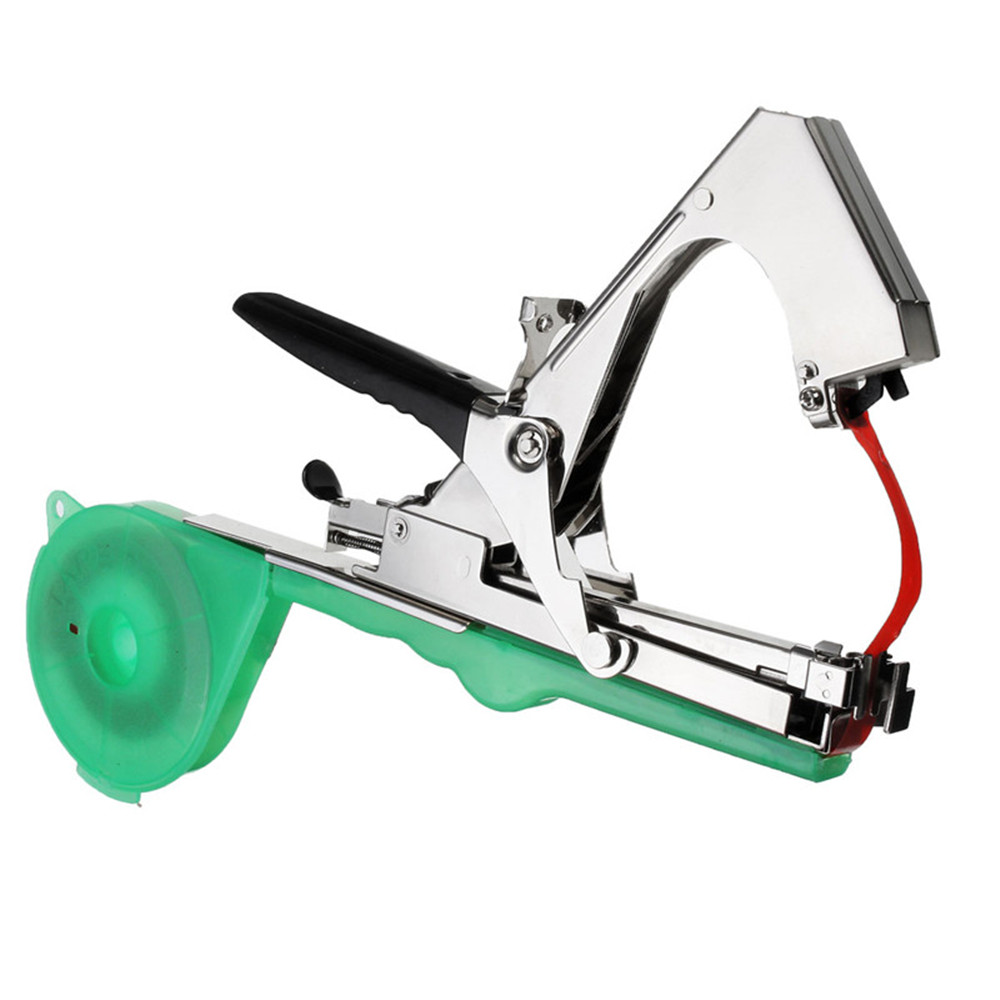ALLSOME Bindemaschine für Pflanzen, Garten, Pflanzen, Tapetool, Tapener + 10 Rollen Klebeband-Set für Gemüse, Trauben, Tomaten, Gurken, Pfeffer, Blumen