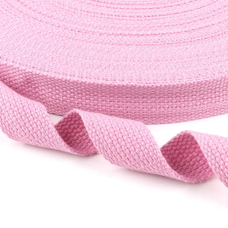 ใหม่ 5 เมตร 32 มม.ผ้าใบริบบิ้นเข็มขัดผ้าฝ้าย Webbing ผ้าใบ Webbing กระเป๋าเป้สะพายหลังสายรัดเย็บกระเป๋าเข็มขัดอุปกรณ์เสริม