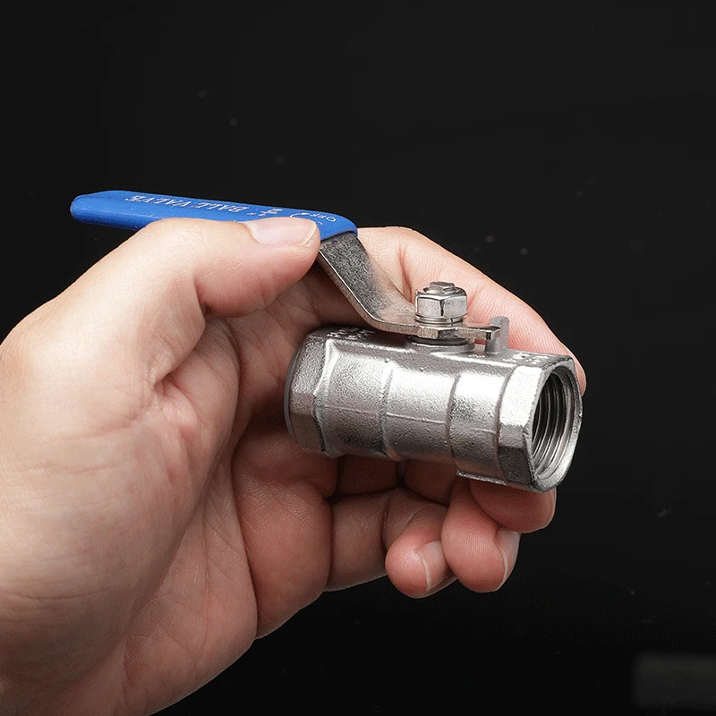 Raccord de plomberie, interrupteur à robinet à tournant sphérique, robinet fileté femelle en acier inoxydable SS304 BSPT 1/4 "3/8" 1/2 "3/4" 1 "1-1/4" 1-1/2"