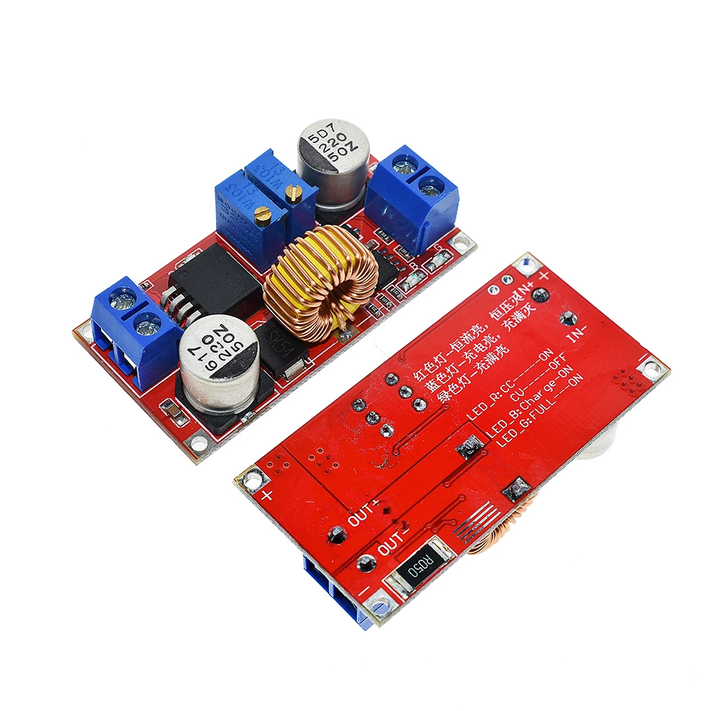 Ban đầu 5A DC DC CC CV Pin Lithium chức Bo Mạch Sạc LED Bộ Chuyển Đổi Nguồn Điện Lithium Sạc Chức mô đun XL4015