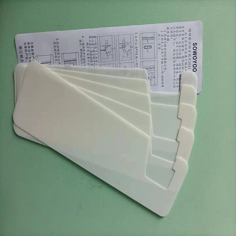 5 Bộ Cường Lực Dẻo-Thép Lắp Tấm Thợ Khóa Dụng Cụ Nano Nhựa Cửa Thép Joggling Bỏ Qua Công Cụ Khóa Tự Làm Dụng Cụ Mở