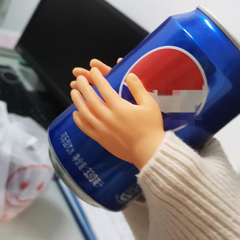 1Pcs การจำลองเล็กๆตลกมินิมือเท้าแขนซิลิโคนหุ่นมือนวนิยาย Prank ของเล่น Tease Cat props