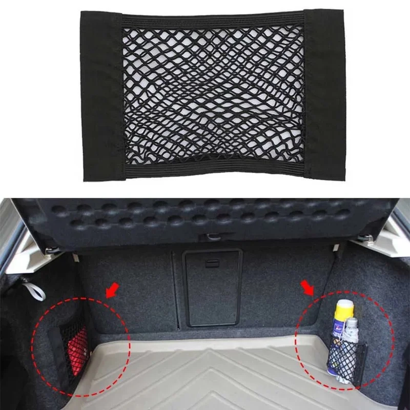 Xe Ô Tô Lưng Phía Sau Thân Túi Lưu Trữ Lưới Nylon Magic Miếng Dán Kính Cường Lực Cho Volkswagen Polo 6r 9n VW Golf 7 6 5 4 3 Mk4 Mk5 Mk7 Mk2 Mk3 V Gti