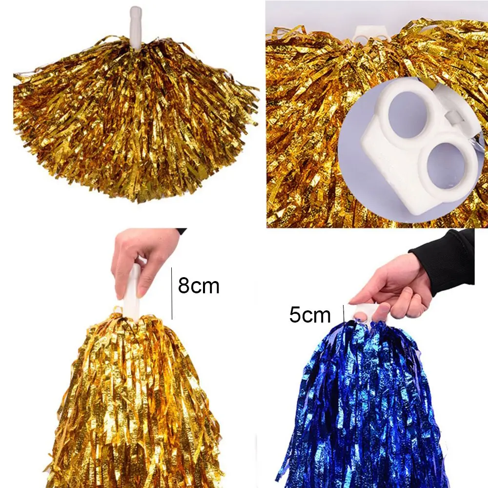 1 Trò Chơi Pompoms Giá Rẻ Thiết Thực Cổ Vũ Cổ Vũ Áp Dụng Cho Trận Đấu Thể Thao Và Hòa Nhạc Trang Trí