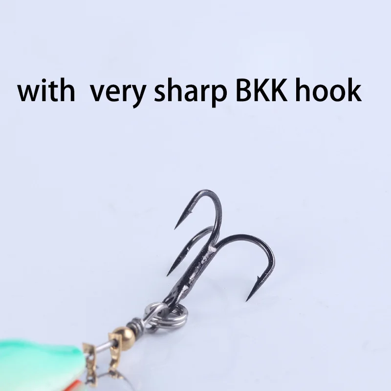 BassLegend Câu Cá Tailspin Micro Spinnerbait Bass Cá Hồi Deracou Spinner Vib Rung Đuôi Xoay Lưỡi Quay 8G 11G 15G
