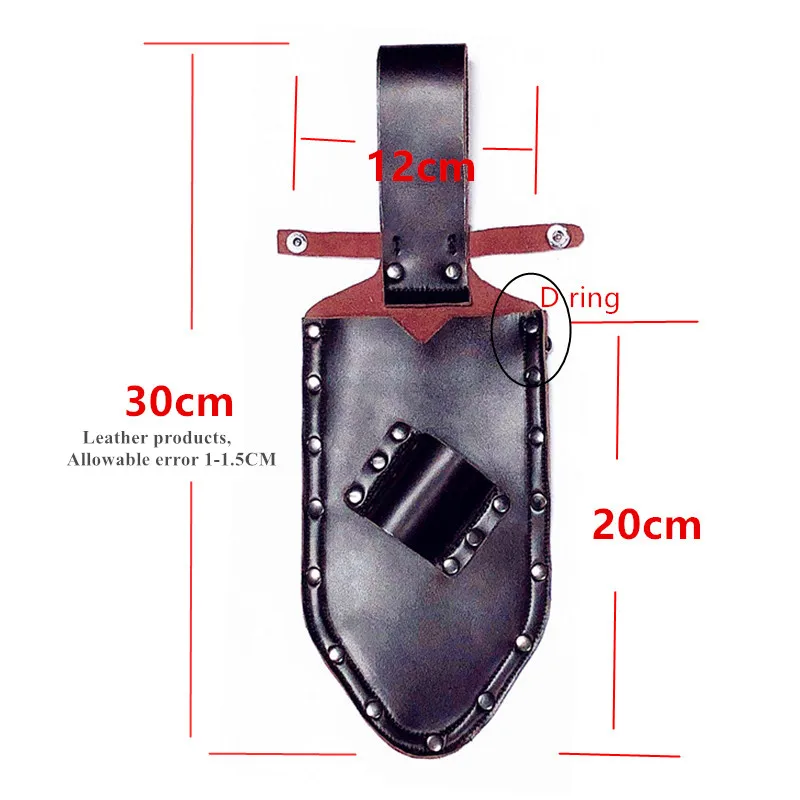 Pointerเครื่องตรวจจับโลหะHolster Diggerกระเป๋าTreasureเอวแพ็คพบกระเป๋าเครื่องมือพลั่วProFindหนัง2in1สำหรับGardenตรวจจับ