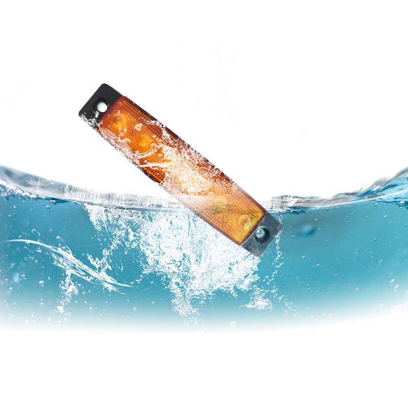 10 個トラックトラックトレーラーサイドマーカーインジケータ車のターンシグナルブレーキリア警告テールライトランプ 24V 12V トラックアクセサリー