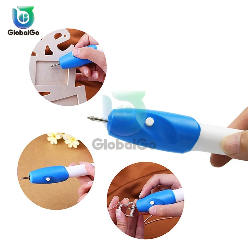 มินิแกะสลักไฟฟ้าปากกา DIY ชุดเครื่องมืออุปกรณ์เสริมสำหรับถ้วยแก้วอารมณ์เครื่องประดับงานไม้แกะสลักปากกาเครื่องมือ