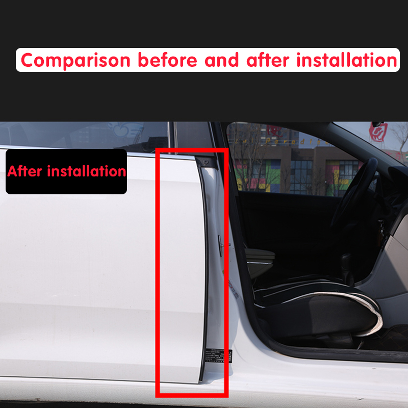2 Chiếc Cửa Xe Cao Su Dây Chất Độn Cửa Xe Ô Tô Weatherstrip Cho B Trụ Cột Bảo Vệ Keo Dải Silicon Cho Tự Động đệm Cửa